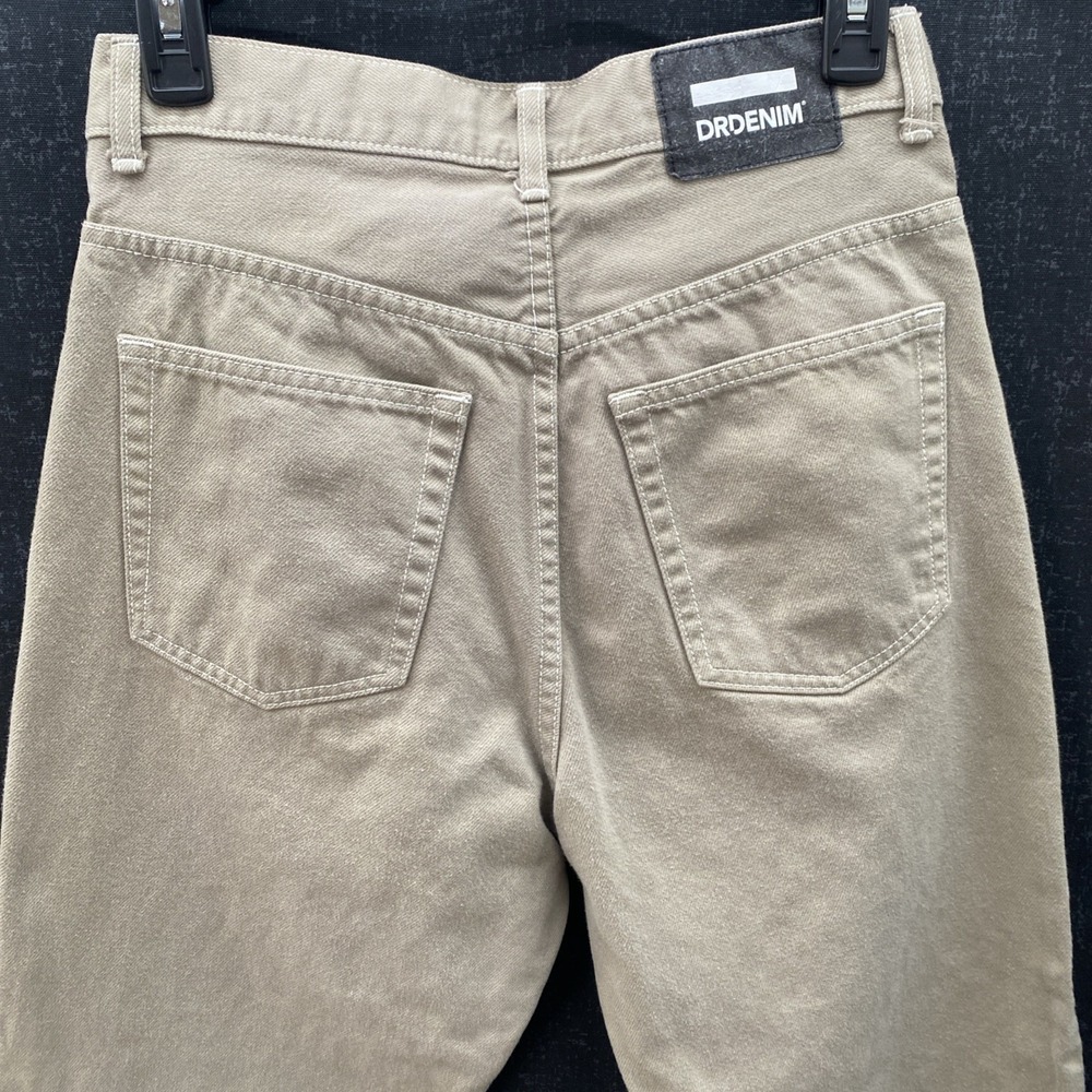 DrDenim Nora Jeans Womens W28 L30 Green Agate Contr Mom‎ Fit High Rise Nora
